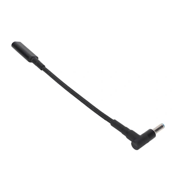 USB C til DC 4,5x0,6 mm adapter for HP bærbar lading