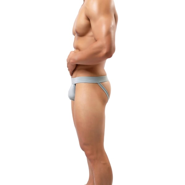 2025 Senaste Modell Herr Atletisk Support Performance Jockstrap Underkläder 1-pack Grå X-Large