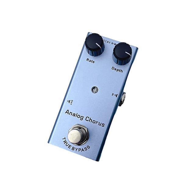 2025 Senaste Modell Elektrisk Gitarr Effekter Pedal Mini Enkel Typ DC 9V True Bypass Utrustad med USB5V till 9V boost-kabel Analog Chorus