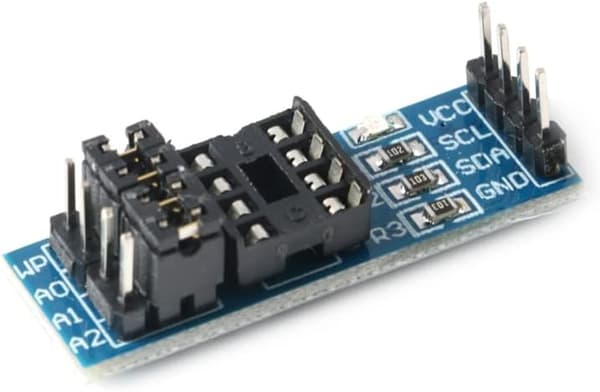 2025 Senaste Modell 10st AT24CXX EEPROM Minnesmodul I2C Gränssnitt 8 Pin Minnesmoduler PCB Exklusive Chips Kort Pull Up Resistor Bo