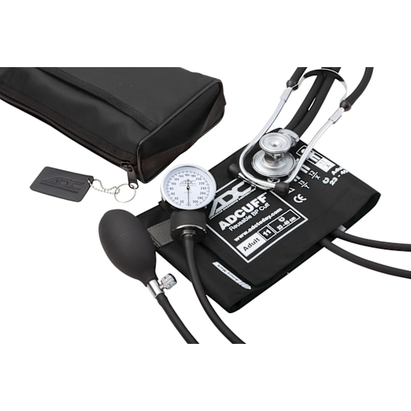 2025 Senaste Modell Pro's Combo II SR Vuxen Pocket Aneroid/Scope Kit med Prosphyg 768 Blodtrycksmätare och Adscope Sprag