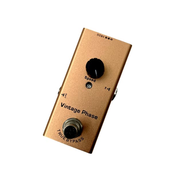 2025 Senaste Modell Elektrisk Gitarr Effekter Pedal Mini Enkel Typ DC 9V True Bypass Utrustad med USB5V till 9V boost-kabel Classic Phase