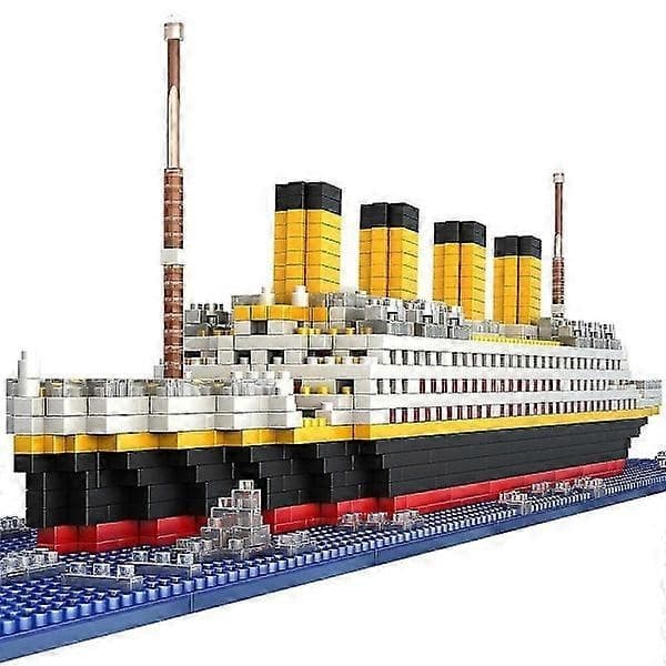 1800+ dele Titanic, krydstogtskibsmodel, DIY diamantbyggeklodser