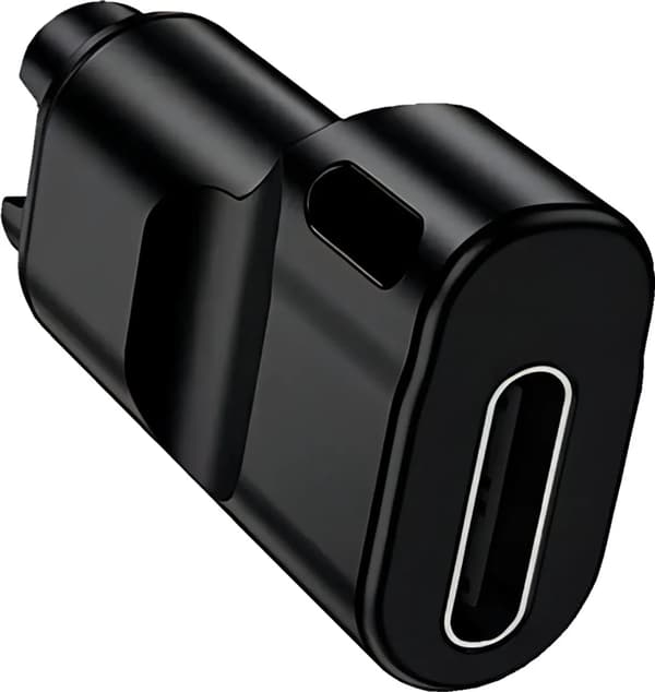 USB-C-adapter til opladning af Garmin-ure, sort