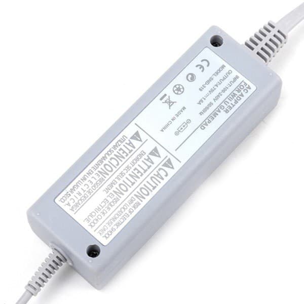 100-240V AC-opladeradapter til Nintendo Wii U Gamepad-controller EU-stik