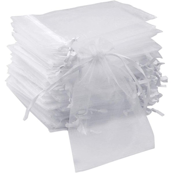 50 st organza påsar - blandade färger