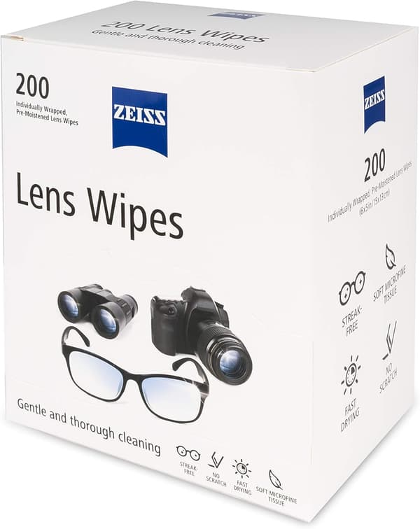 ZEISS Forfugtede Linserenseklude, 200 stk.
