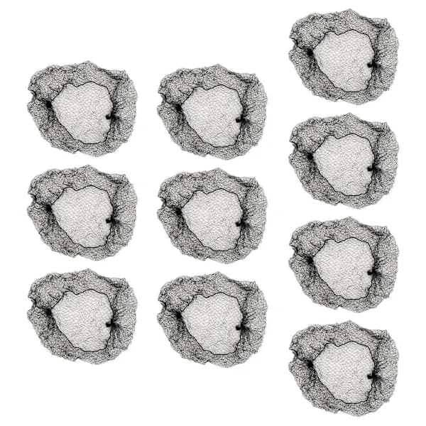 5x 10 Stykker, Usynlige, Hårnet, Usynlige, Mesh Elastisk Kant Hårnet, Mesh Net