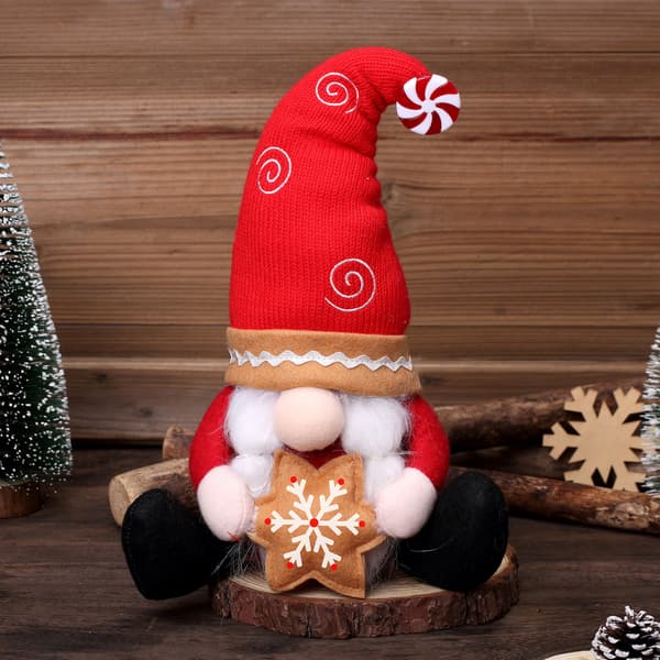 Ansiktsløs juledokke-dekorasjon