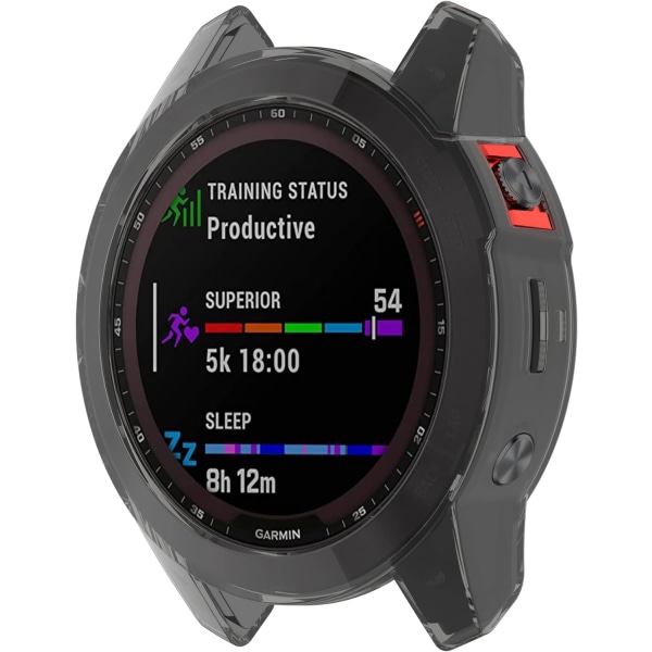 Skärmskydd för Garmin epix Gen2 47 mm watch - TPU-skydd ( svart)