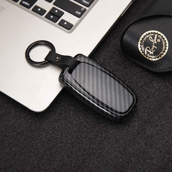Nyckelfodral Passar Audi A3 A4 A5 A6 A7 A8 S5 Q3 Q5 Q7 TT Nyckelskal 3 Knappar Nyckellös Fjärrkontroll Smart Bilnyckel Fodral Skydd