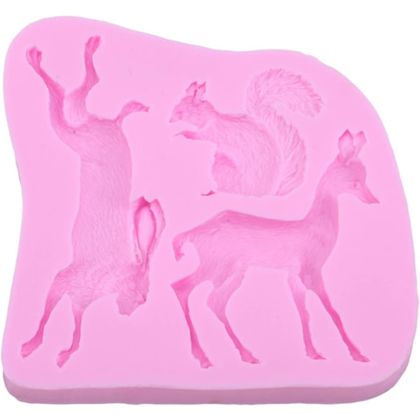 Pink Jungle Animal Form - Tårtdekorerande form