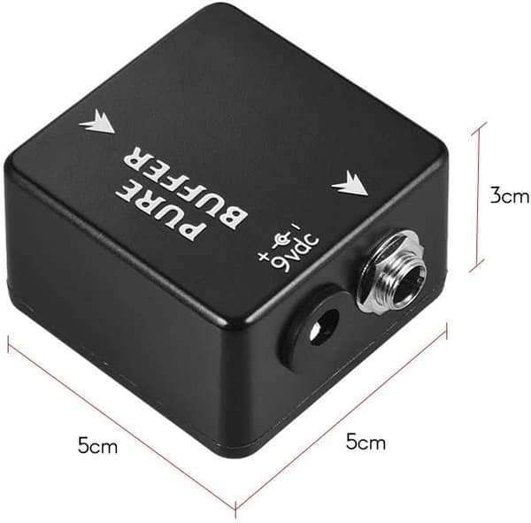 2025 Siste Modell Effektpedal Ren Buffer Gitar Buffer Effektpedal Full Metallkasse