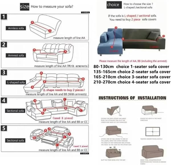 Strekkbart sofatrekk Jacquard Elastisk Møbelbeskytter (Silkeblå Grå)