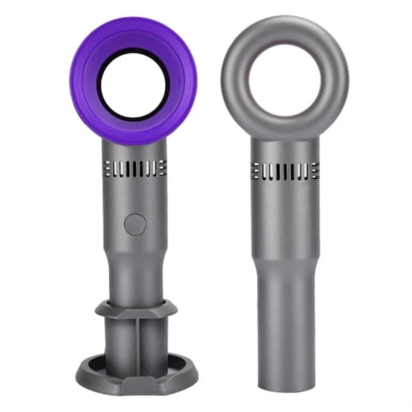 Bladeless Handheld Rechargeable USB Fan (Violet)