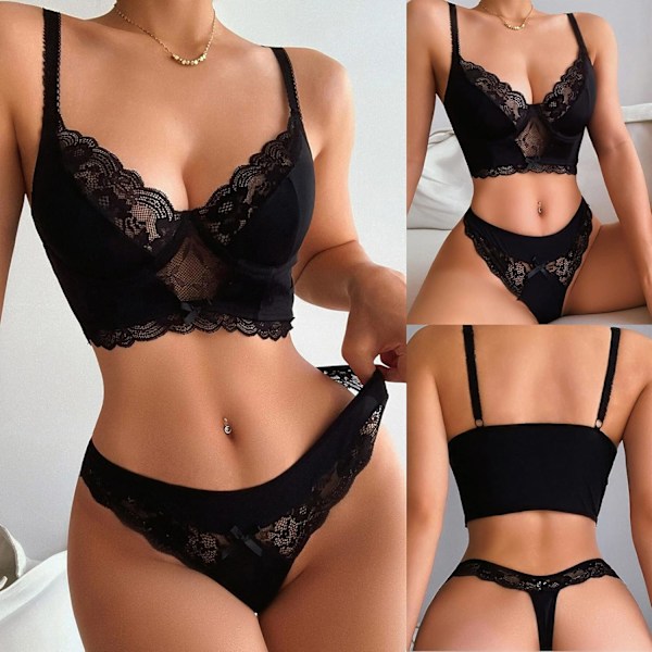 2025 Senaste Modell Reizwäsche Body Suit Trosor Tvådelad Nattlinne Dam Underklädesset Babydoll Sexiga Negligéer Lingerie Outfit