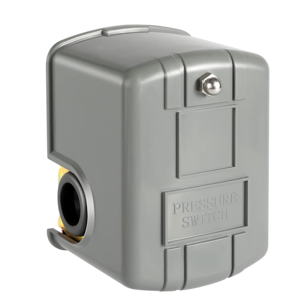 Högkvalitativ, helt ny tryckströmbrytare för brunnspump, 40-60Psi vattentrycksbrytare justerbar differential, 1/4\" invändig NPT-gänga