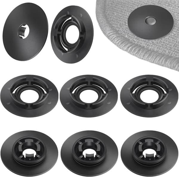 4 par bilgulvmatteklips, bilteppefeste, bilteppematteklips for VW/Audi/Skoda biltilbehør