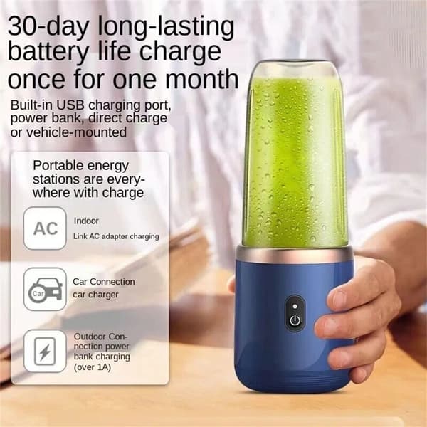 400+400ml multifunktionel blender, smoothie maker, rustfri stål blender, mixer