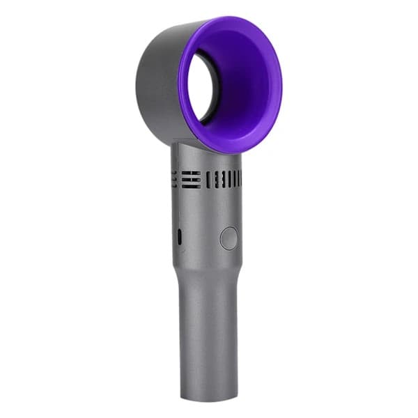Bladeless Handheld Rechargeable USB Fan (Violet)