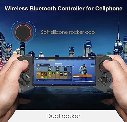 2025 Seneste Model Mobil Spilcontroller til iPhone iOS Android PC Trådløs Gamepad Joystick til iPhone 16/15/14/12, iPad, MacBook, Gala