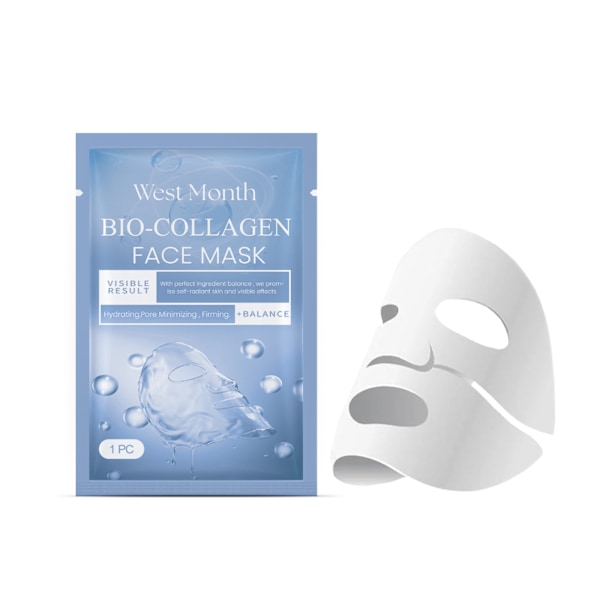2025 Senaste Modell Bio Collagen Real Deep Mask, Djup Hydrering Elastisk Uppstramande Hud Uppljusande Hud Hydrerande Mask