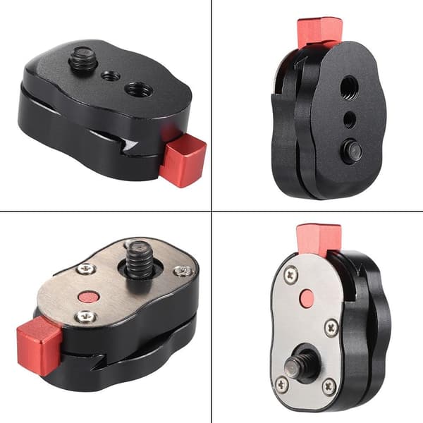 2025 Seneste Model Mini Quick Release Plade til LCD Skærm Magic Arm LED Lys Kamera Camcorder Rig