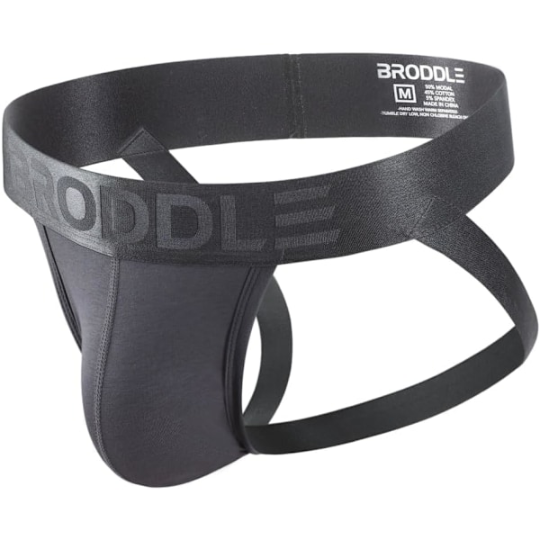 2025 Senaste Modell Herr Jockstrap Atletisk Support Manlig Aktiv Sport Jock Straps Underkläder Mörkgrå XX-Large