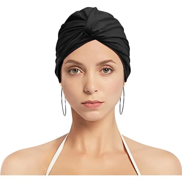 Badehette for kvinner Ørebeskyttelse Badehette Dame Badehette Superelastisk Dusjhette Badehette Surfhette Vannsport