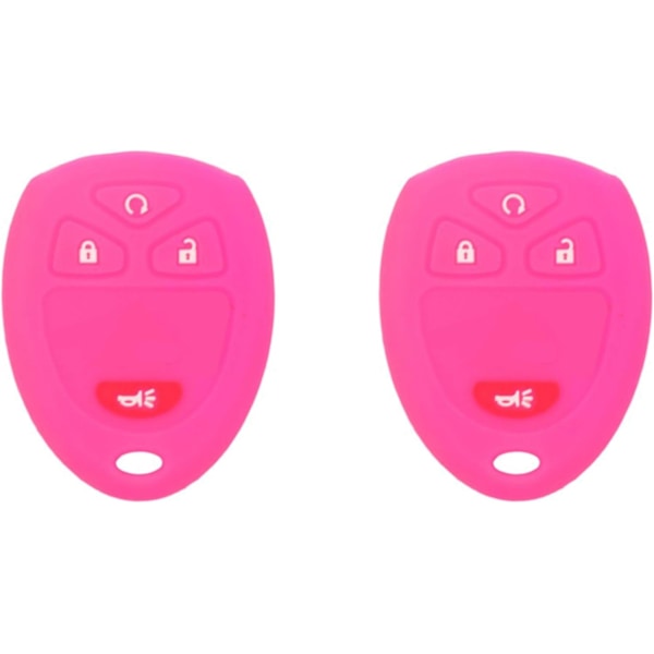 Silikonskydd Passar Buick Cadillac Chevrolet Chevy GMC Pontiac Saturn 4 Knappar Nyckelbricka OUC60270 OUC60221 M3N5WY8109