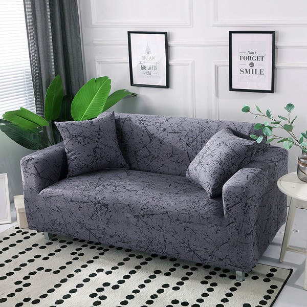 Printed elastiskt cover, heltäckt cover, soffa style 3 150-185cm