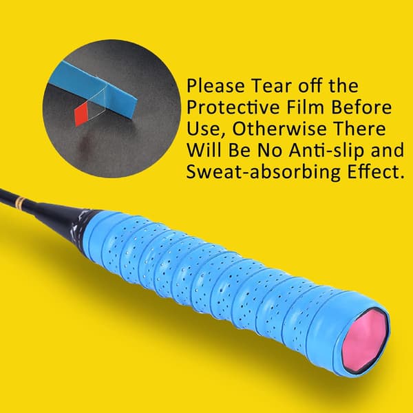 Superabsorberende Racketgrep Tape Sett - Tennis, Badminton, Squash Racketgrep