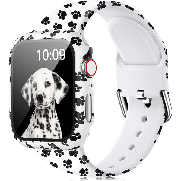 Silikonband med printed med case Paw 45MM