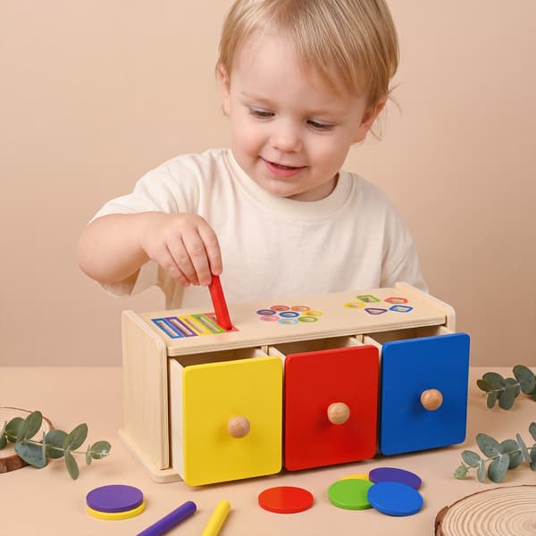 Montessori trælegetøj til tidlig uddannelse
