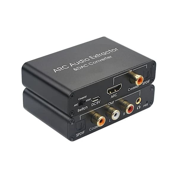 Lyduttrekker HDMI-kompatibel - Audio Return Channel DAC lydkonverterer