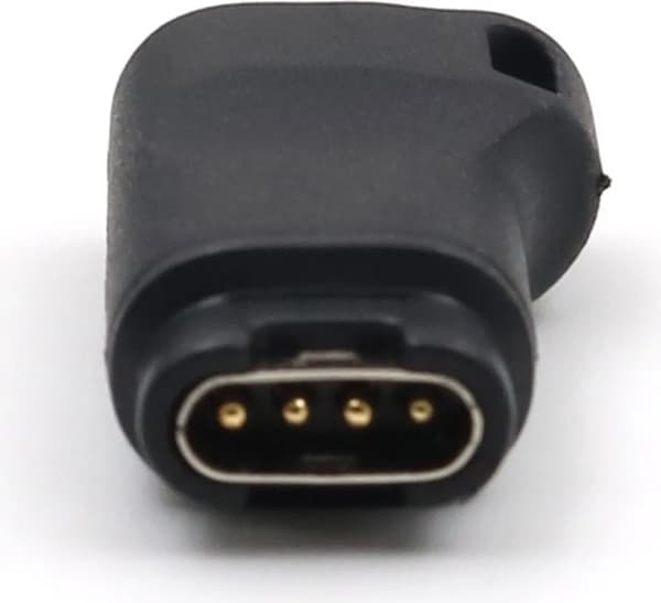 USB-C-adapter til opladning af Garmin-ure, sort