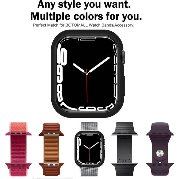 för Apple Watch Case Ultra 49mm Series 8 Soft 1- black 49mm