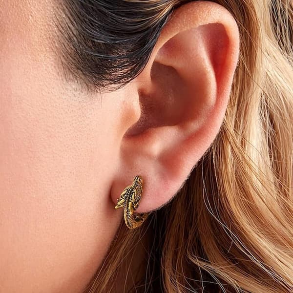 Panlong Retro Øreringe i Rustfrit Stål, Unisex