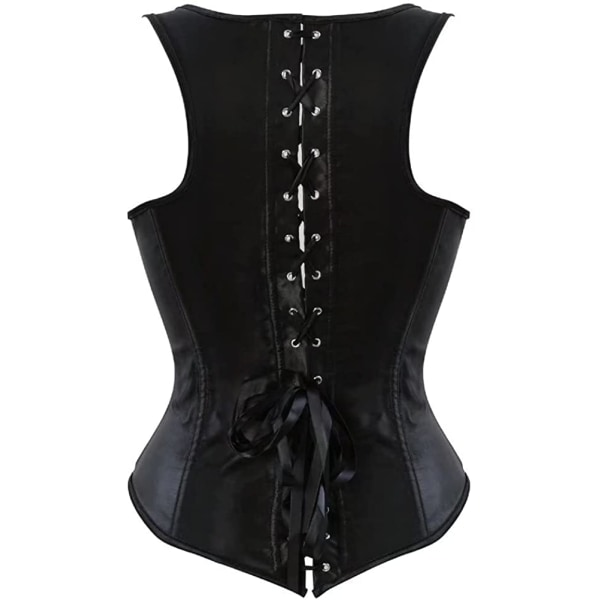 Underbust-korsetter för kvinnor Bustier Randig Plus Size 830black M