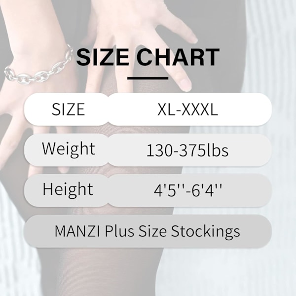 2025 Senaste Modell Plus Size Lårhöga Strumpor Dam Hängslen Livrem Mönstrade Fisknätsstrumpbyxor 2st-svart-02 One Size Plus