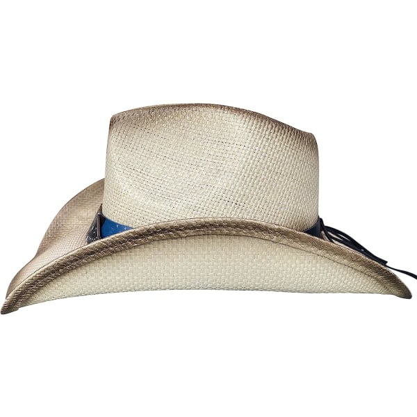 Western Outback Cowboyhatt Herr Dam Stil Halm Filt Beige Usa