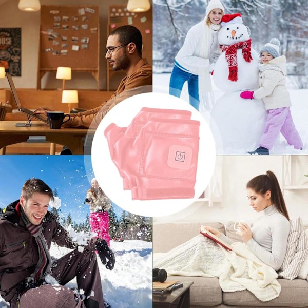 Unisex Uppvärmda Vantar för Vandring - Utomhuscamping Vintervärme