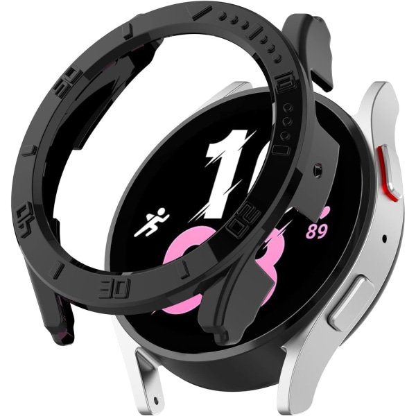 Fodral Kompatibelt med Samsung Galaxy Watch5 44mm/4 44mm, Mjukt