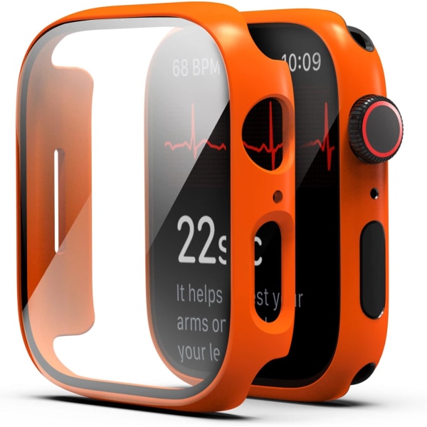 Bumperfodral för Apple Watch Series 8/7 Orange 45mm