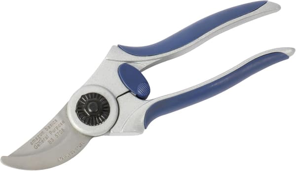 Basics 17,8 cm stål beskæresaks, blå