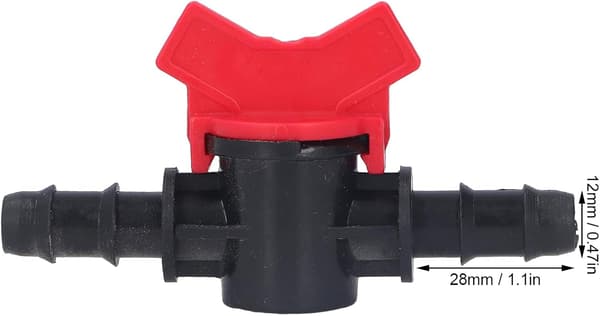 Kontrollventil Stabil Regulator for Rørsystem 2 Stk Sett ABS Materiale for Vannstoppkontroller (#2)