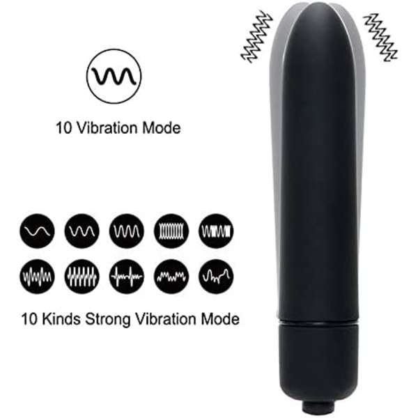 2025 Senaste Modell Personlig Mini Massageapparat med 10 Hastigheter - Kraftfull Klitorisvibrator för Kvinnor