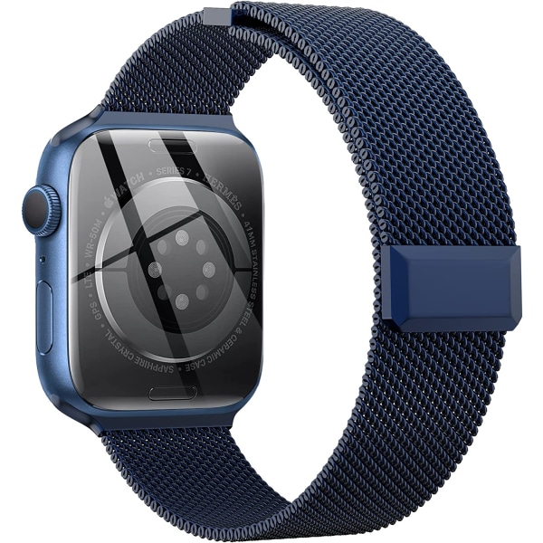 Kompatibel med Apple Watch Band 42mm 44mm 45mm 49mm 38mm Blue 41mm/40mm/38mm