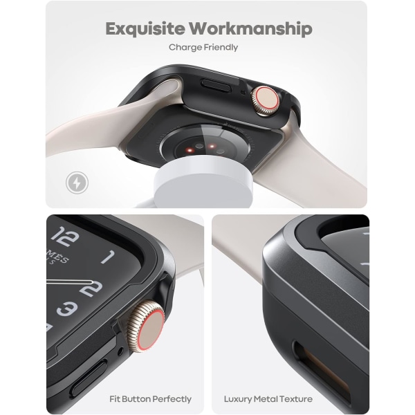 Robust aluminiumfodral för Apple Watch-serie