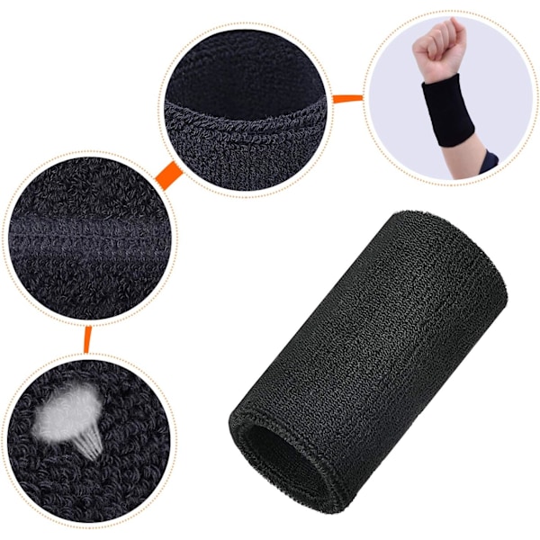 2025 Senaste Modell 15 cm Armband Paris Sporttävlingar Tillbehör Sport Långa Armband Svettband Elastiskt Atletiskt för Gym